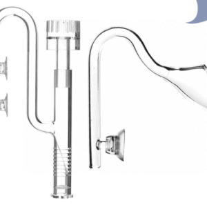 Lily Pipe de cristal curvado + skimmer