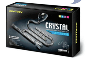 Lily Pipe de cristal curvado + skimmer