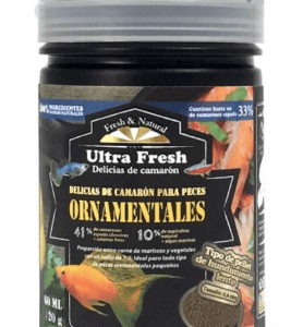 Delicias de camarón para peces ornamentales