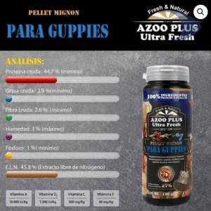 Pellet mignon para guppies