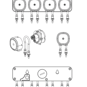 Sistema de bomba dosificadora (4 bombas)