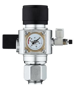 Regulador de CO₂ con solenoide CGA320