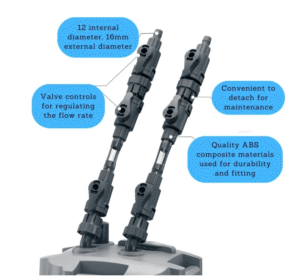 QUICK RELEASE DOUBLE TAP VALVES