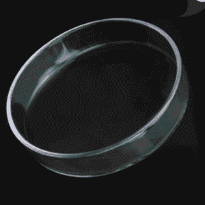 Plato de cristal para alimentación