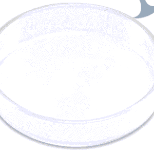 Plato de cristal para alimentación